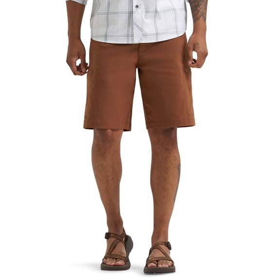 Wrangler® Men's and Big Men's Outdoor Performance Zip Cargo Short with UPF 50 , Sizes 30-48