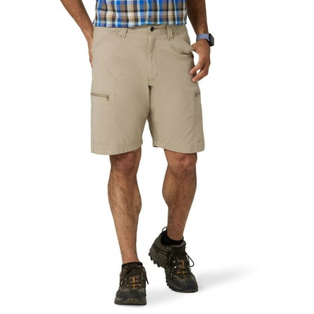 Wrangler® Men's and Big Men's Outdoor Performance Zip Cargo Short with UPF 50+, Sizes 30-48