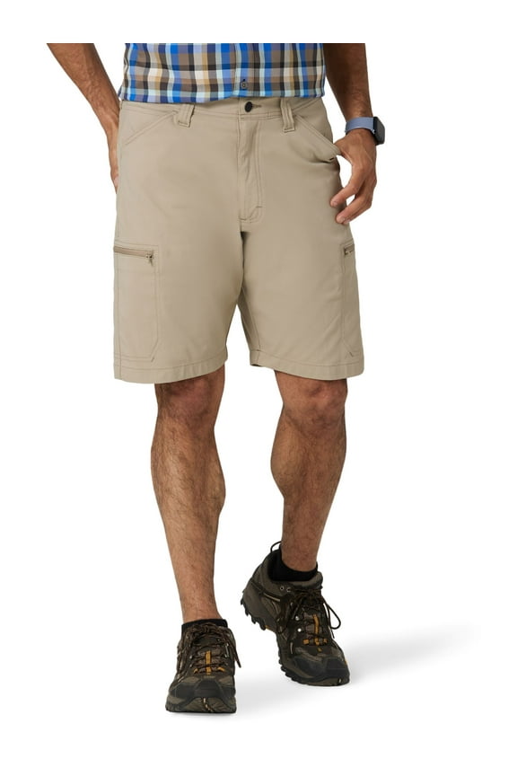 ® Men's and Big Men's Outdoor Performance Zip Cargo Short with UPF 50+, Sizes 30-48