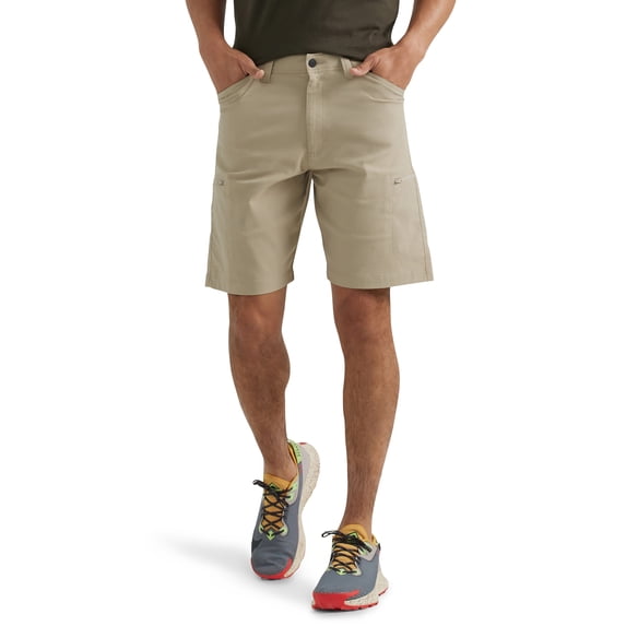 Wrangler® Men's and Big Men's Outdoor Performance Zip Cargo Short with UPF 50+, Sizes 30-48