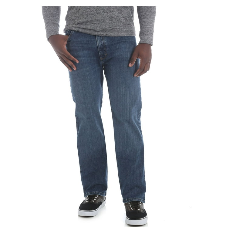 Wrangler Men's and Big Men's Regular Fit Jeans with Flex 