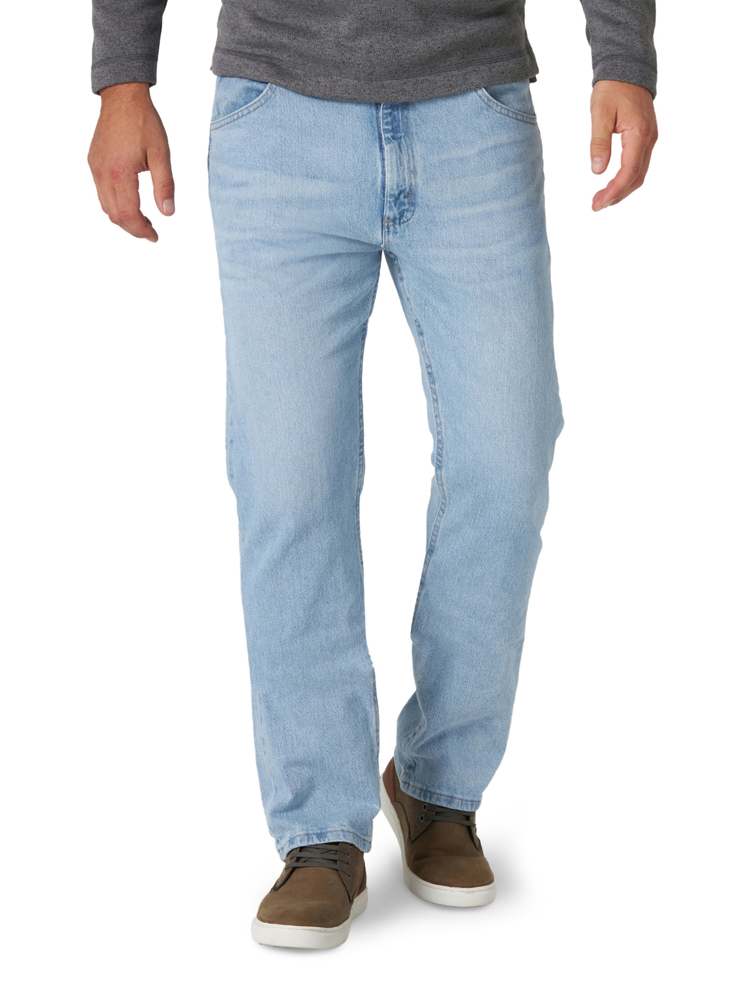 Wrangler Men's and Big Men's Regular Fit Jeans with Flex - image 1 of 10