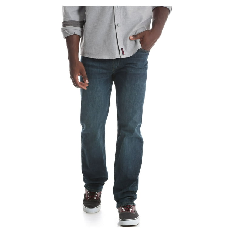 Wrangler Men's and Big Men's Regular Fit Jeans with Flex 