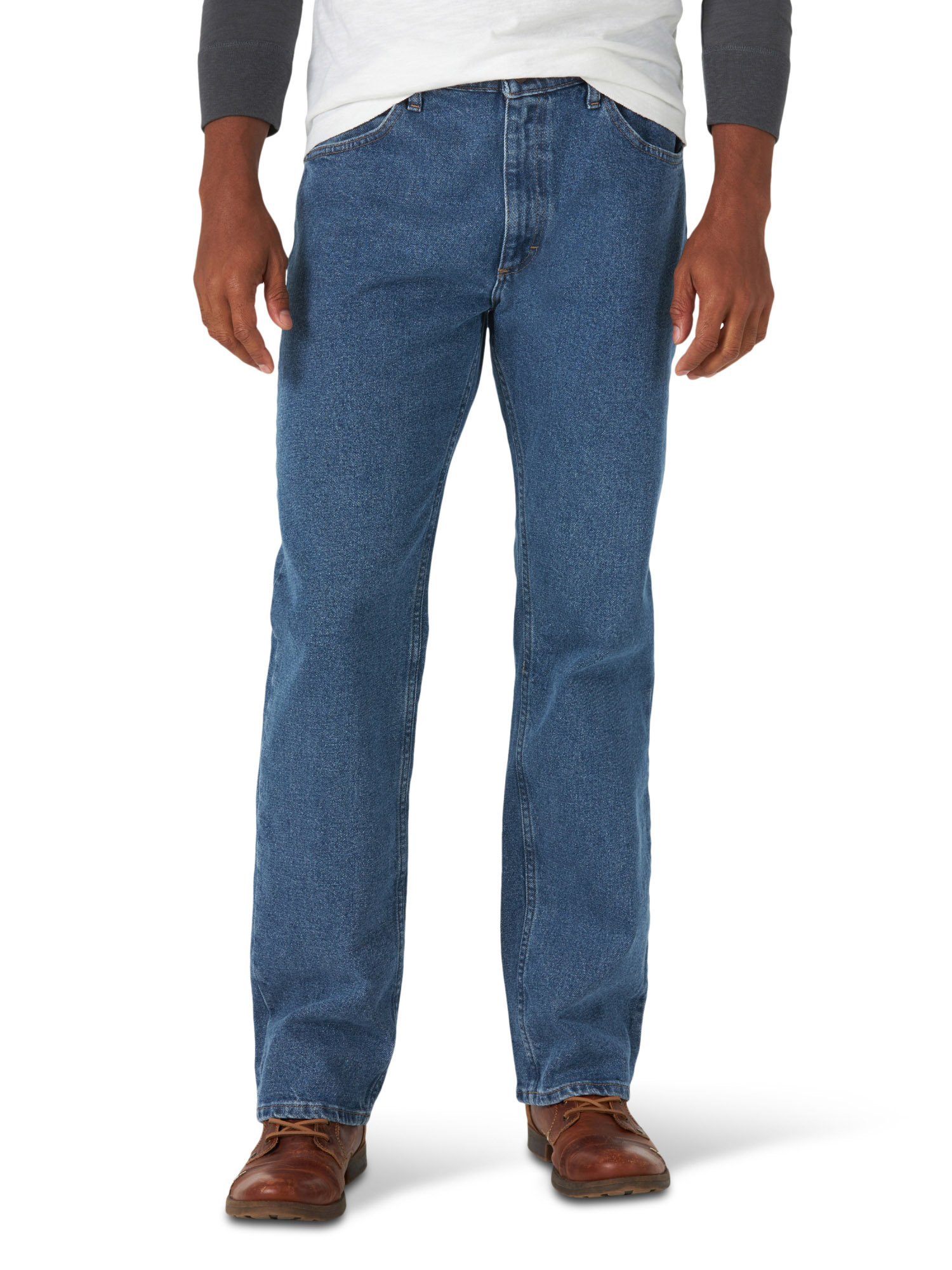 Wrangler Men's and Big Men's Regular Fit Jeans with Flex - image 1 of 8