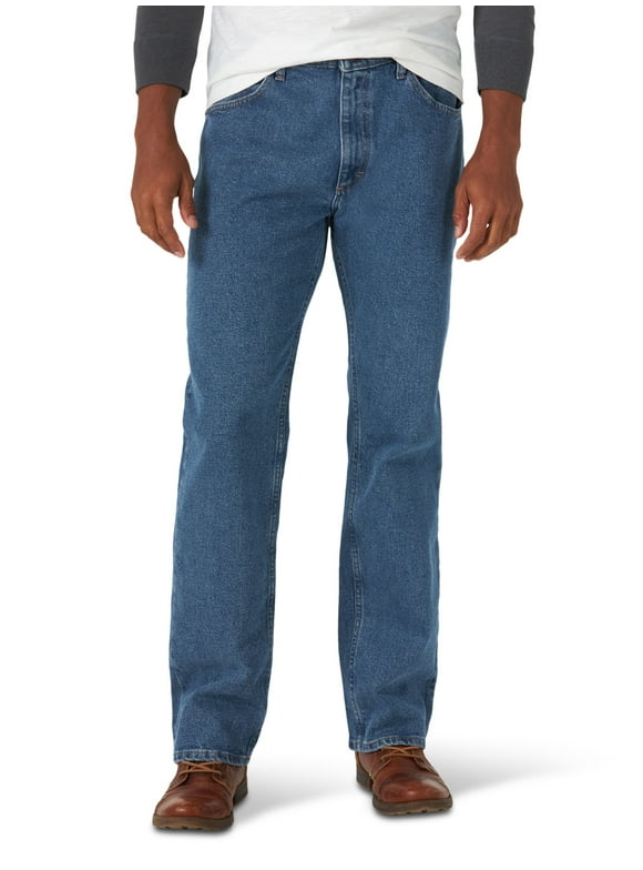 Wrangler Men's and Big Men's Regular Fit Jeans with Flex