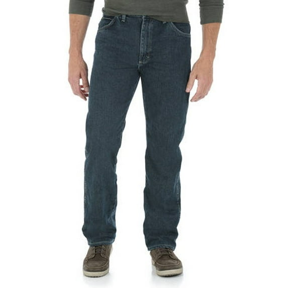 Wrangler Men's and Big Men's Regular Fit Cotton Jeans