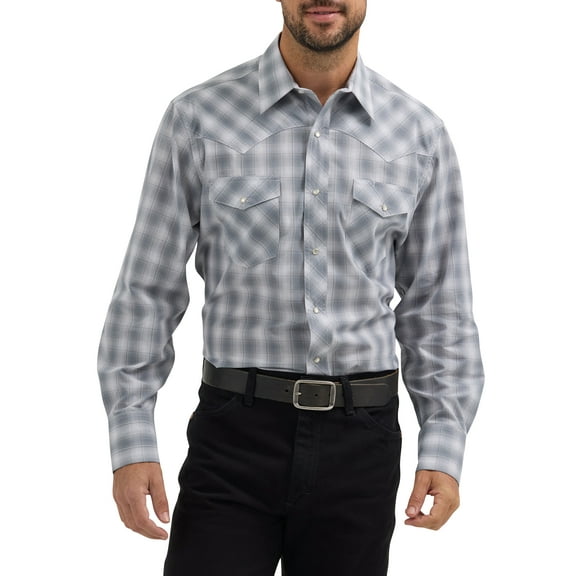 Wrangler Mens Longsleeve Western Shirt