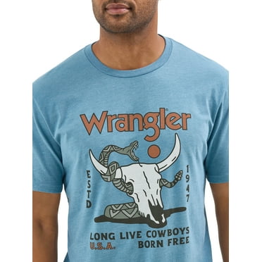 Wrangler® Men's and Big Men's Regular Fit Short Sleeve Graphic Tee, Sizes S-2XL