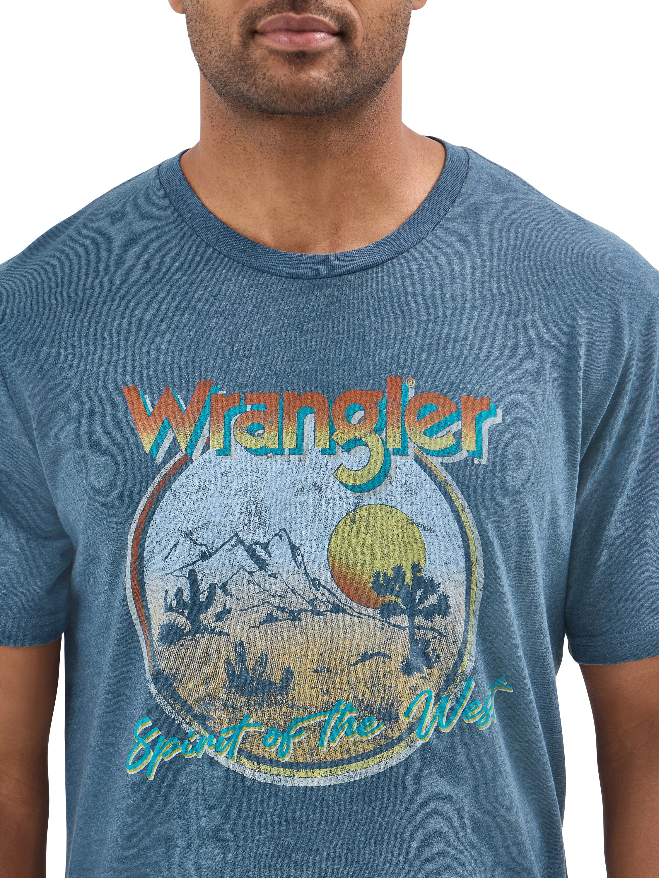 Wrangler® Men's and Big Men's Regular Fit Short Sleeve Graphic Tee, Sizes S-2XL