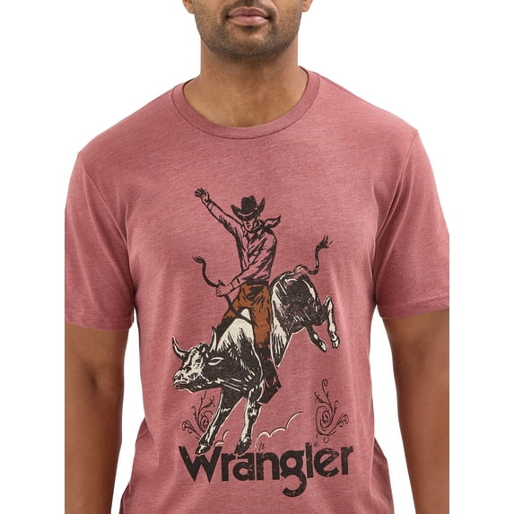 Wrangler® Men's and Big Men's Regular Fit Short Sleeve Graphic Tee, Sizes S-2XL