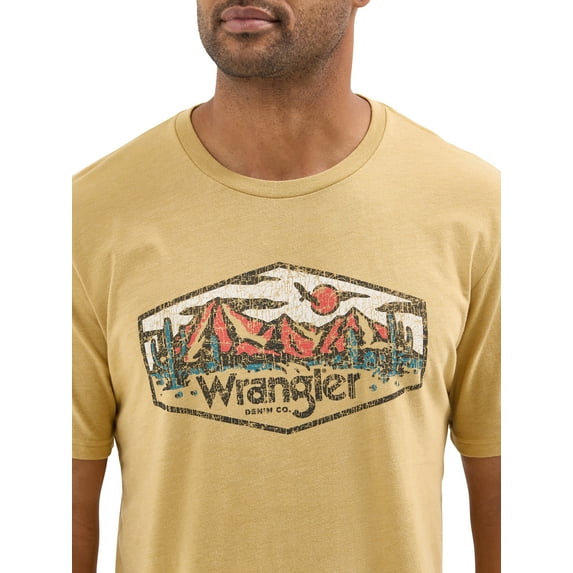 Wrangler® Men's and Big Men's Regular Fit Short Sleeve Graphic Tee, Sizes S-2XL
