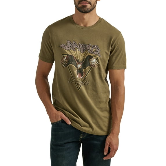 Wrangler® Men's and Big Men's Regular Fit Short Sleeve Graphic Tee, Sizes S-3XL