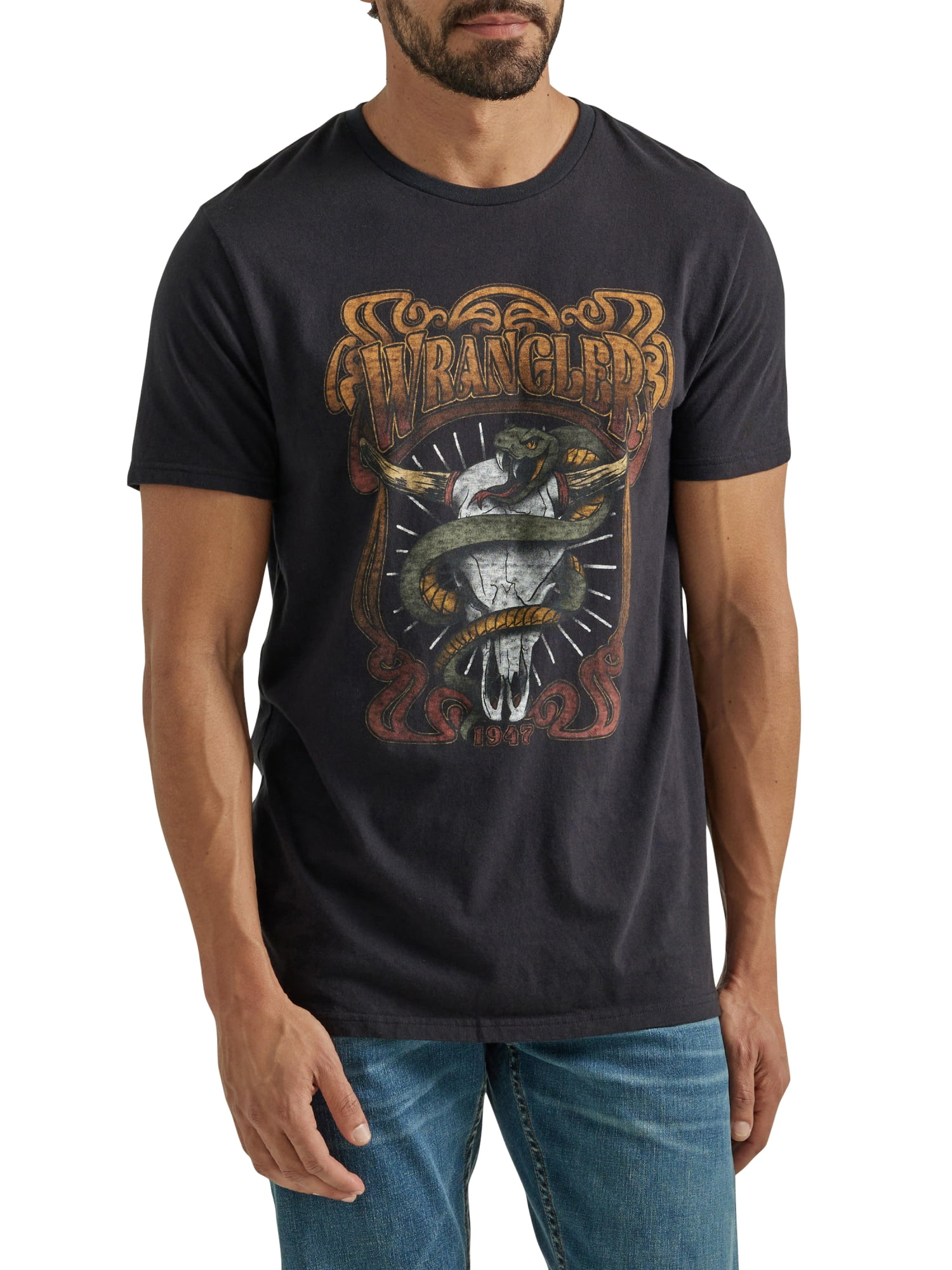 Wrangler tiger sales oversized graphic tee