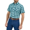thumbnail image 1 of Wrangler® Men's and Big Men's Regular Fit Short Sleeve Western Shirt, Sizes S-5XL, 1 of 4