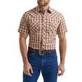 thumbnail image 1 of Wrangler® Men's and Big Men's Regular Fit Short Sleeve Western Shirt, Sizes S-5XL, 1 of 4
