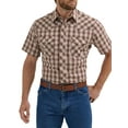 thumbnail image 1 of Wrangler® Men's and Big Men's Regular Fit Short Sleeve Western Shirt, Sizes S-5XL, 1 of 4