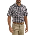 thumbnail image 1 of Wrangler® Men's and Big Men's Regular Fit Short Sleeve Western Shirt, Sizes S-5XL, 1 of 4