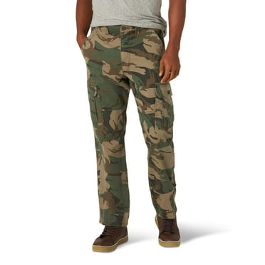 Wrangler Men's and Big Men's Relaxed Fit Cargo Pants With Stretch