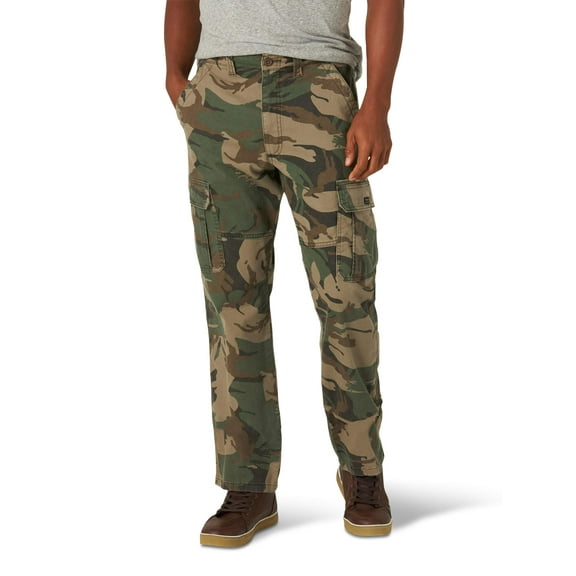 Wrangler Men's and Big Men's Relaxed Fit Cargo Pants With Stretch