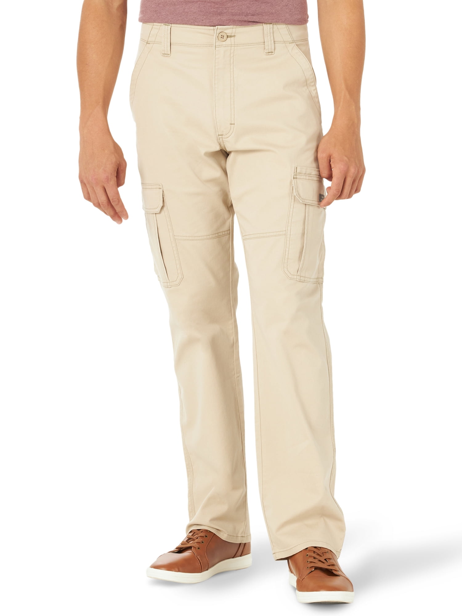 Wrangler Men's and Big Men's Relaxed Fit Cargo Pants With Stretch ...