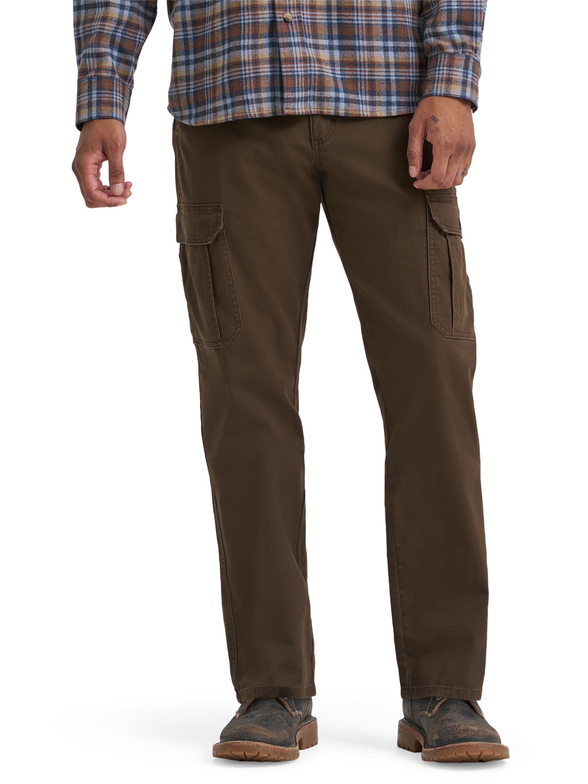 Wrangler Men's and Big Men's Relaxed Fit Cargo Pants With Stretch
