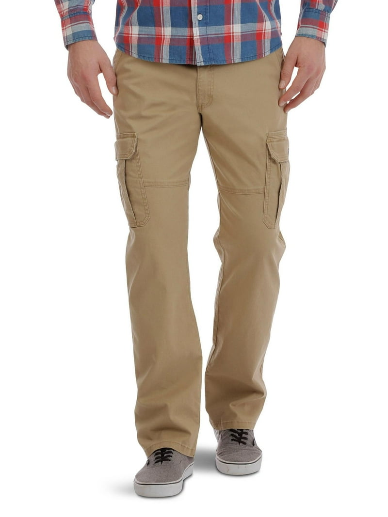 Wrangler Men's and Big Men's Relaxed Fit Cargo Pants With Stretch