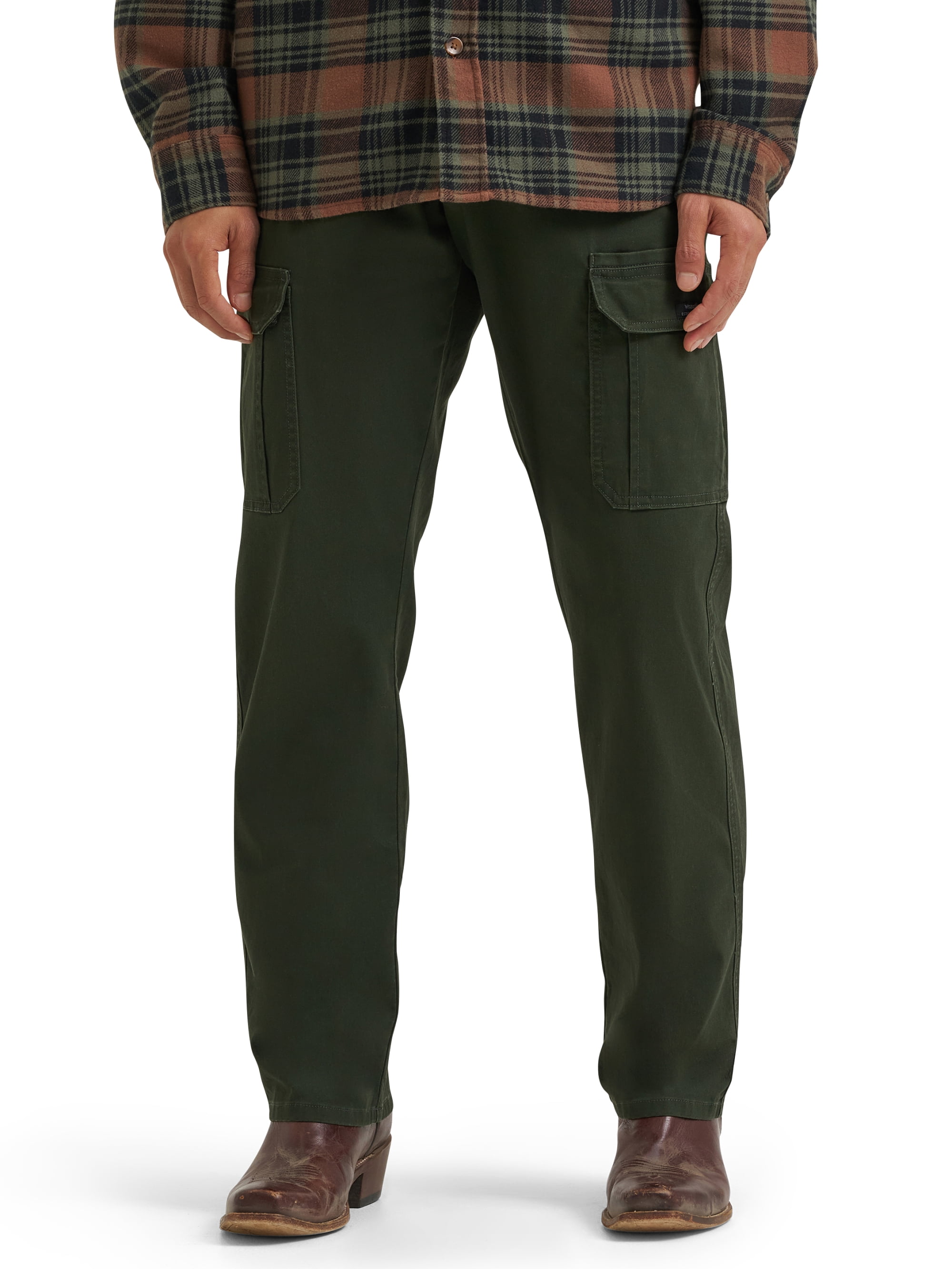 Wrangler Men's and Big Men's Relaxed Fit Cargo Pants With Stretch