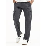 WRANGLER Men's and Big Men's Relaxed Fit Cargo Pants With Stretch