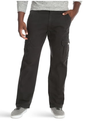 Black Relaxed Fit Flex Cargo Pants - 30 X 30