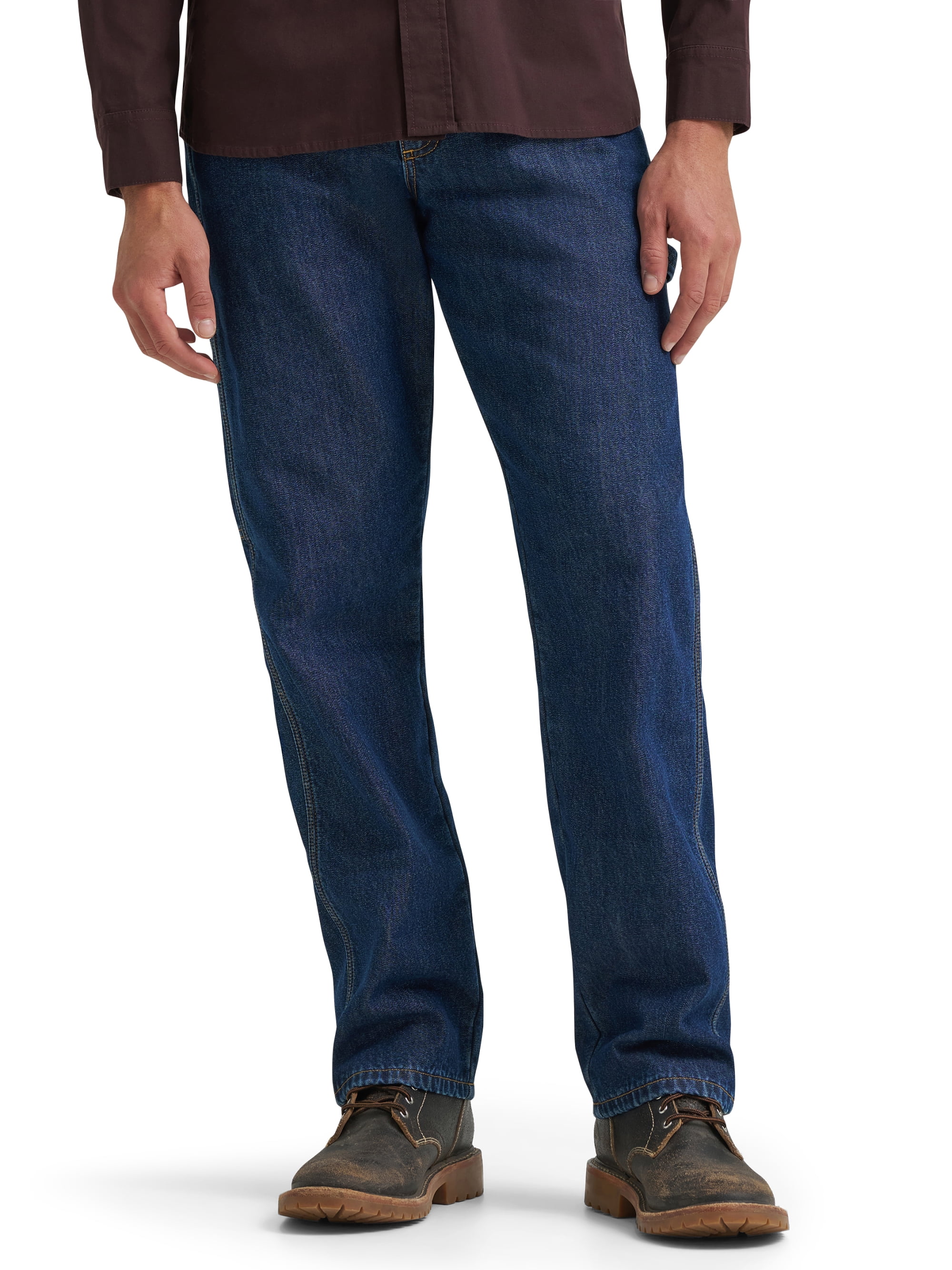 Wrangler Men's and Big Men's Relaxed Fit Fleece Lined Cargo Pant 29X30-48X30