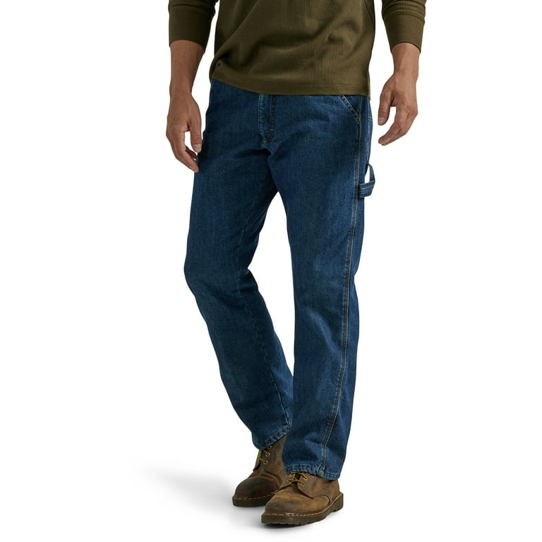 Wrangler® Men's and Big Men's Relaxed Fit Fleece Lined Cargo Jean