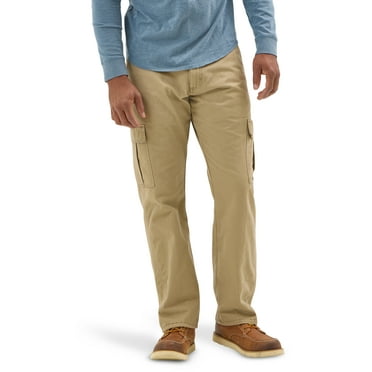Wrangler Men's and Big Men's Relaxed Fit Fleece Lined Cargo Pant