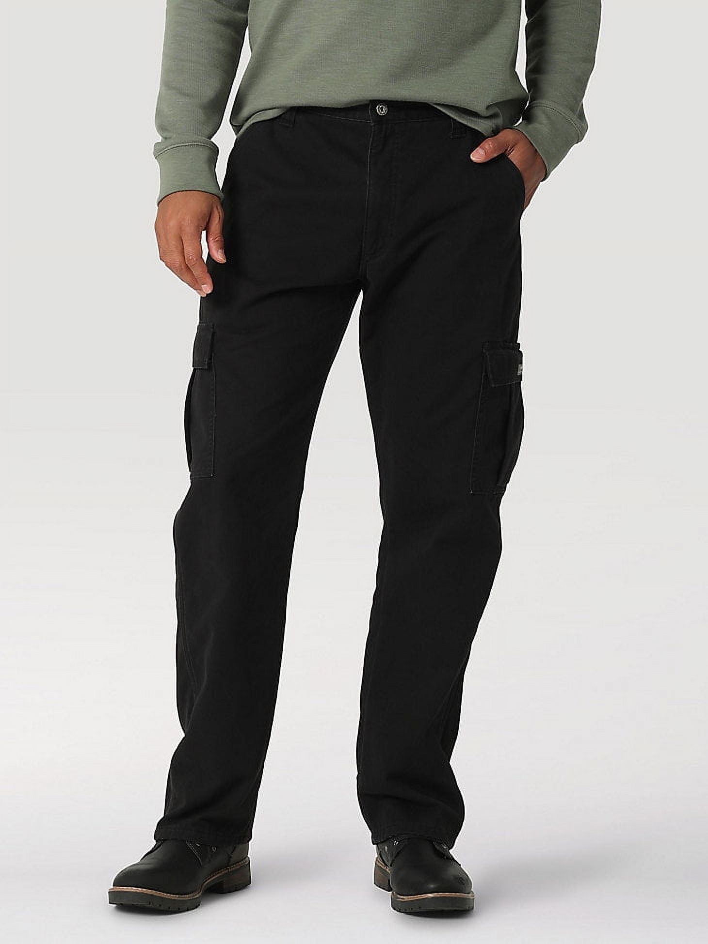 Wrangler® Men's and Big Men's Relaxed Fit Fleece Lined Cargo Pant