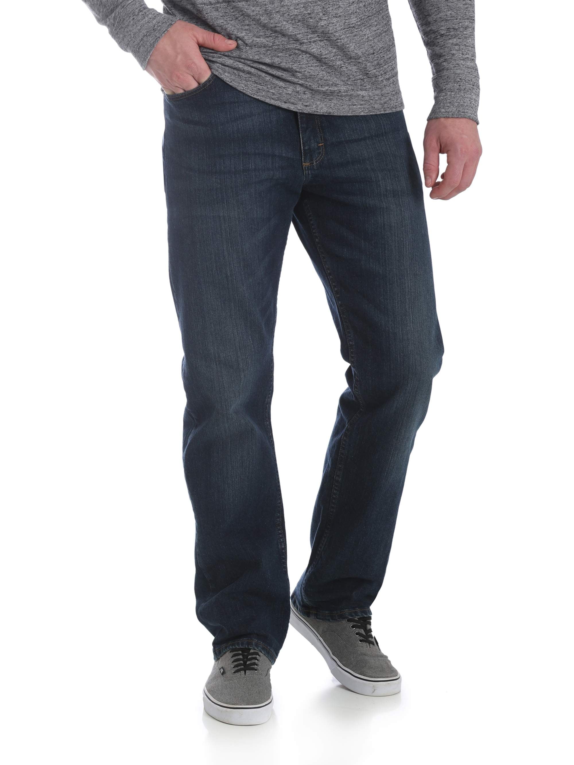 Wrangler Men's and Men's Relaxed Fit with Flex - Walmart.com