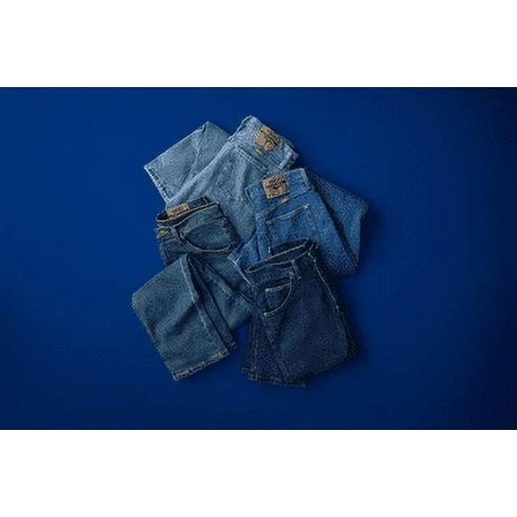Wrangler Men's and Big Men's Relaxed Fit Jeans with Flex