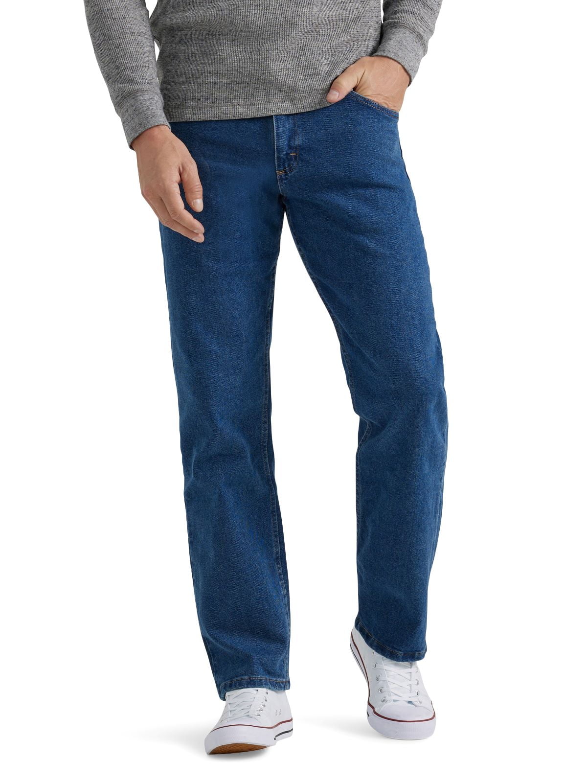 Wrangler Men's and Big Men's Relaxed Fit Jeans with Flex Wrangler Men's and Big Men's Relaxed Fit Jeans with Flex