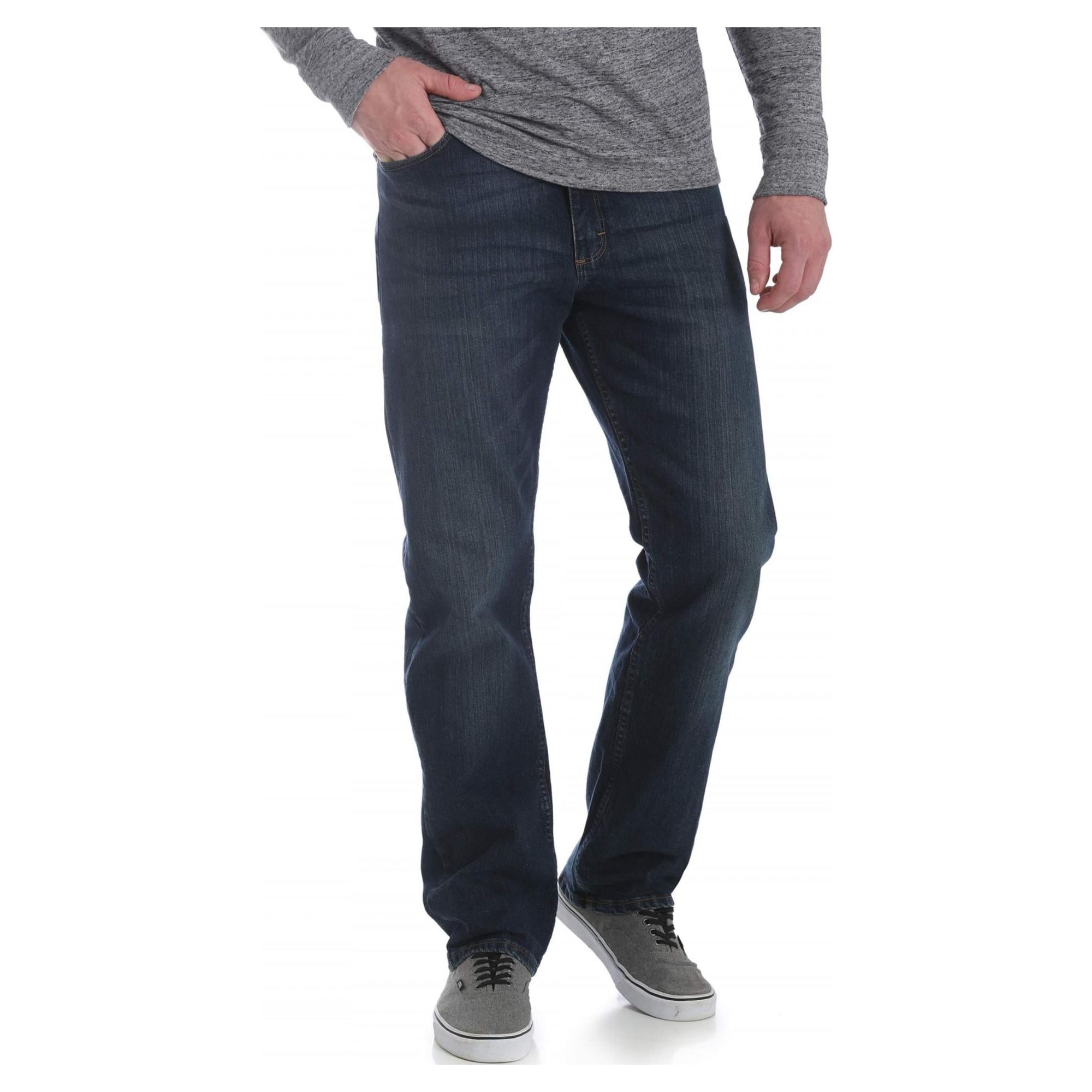Wrangler Men's and Big Men's Relaxed Fit Jeans with Flex - image 1 of 8