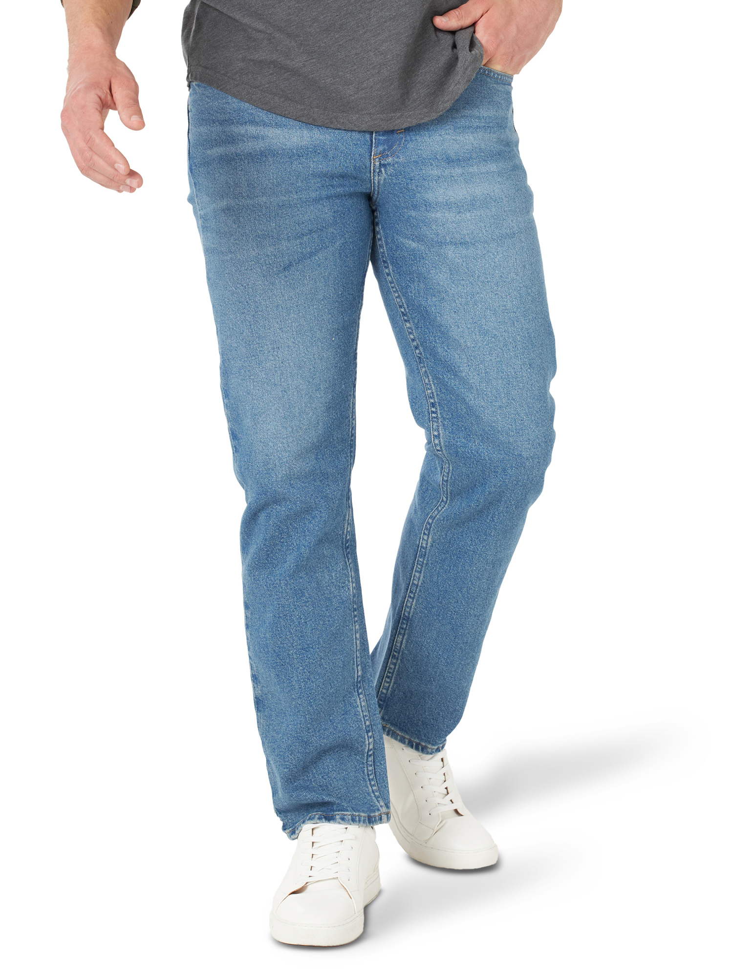 Wrangler Men's and Big Men's Relaxed Fit Jeans with Flex - image 1 of 7