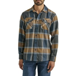【海外輸入】 ZCFZJW Men's Brushed Flannel Shirts Big and Tall Regular Fit ウイスキー