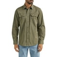 thumbnail image 1 of Wrangler® Men's and Big Men's Relaxed Fit Long Sleeve Woven Shirt, Sizes S-5XL, 1 of 4