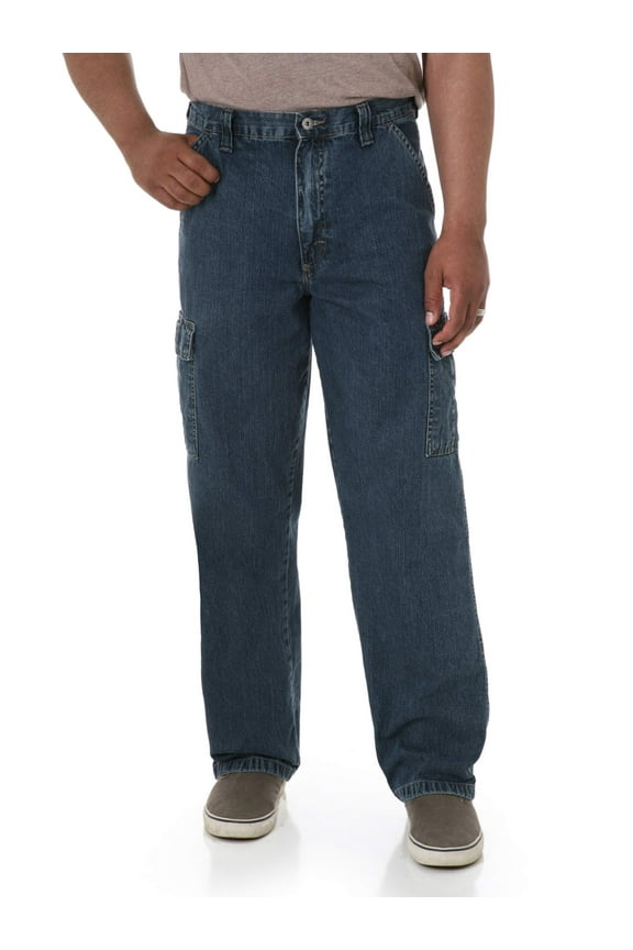 Men's and Big Men's Relaxed Fit Wide Leg Cargo Jean