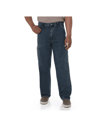 Kalanman Mens Cargo Denim Pants Skinny Casual Hip Hop Tapered Leg Jean at   Men’s Clothing store