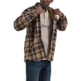 thumbnail image 1 of Wrangler® Men's and Big Men's Sherpa Lined Relaxed Fit Heavyweight Shirt Jacket, Sizes S-2XL, 1 of 7
