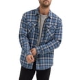 thumbnail image 1 of Wrangler® Men's and Big Men's Sherpa Lined Relaxed Fit Heavyweight Shirt Jacket, Sizes S-2XL, 1 of 7
