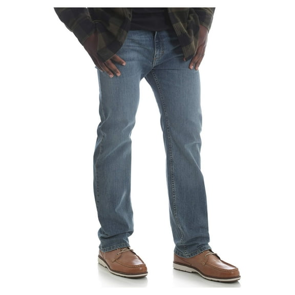 Wrangler Men's and Big Men's Straight Fit Jeans with Flex