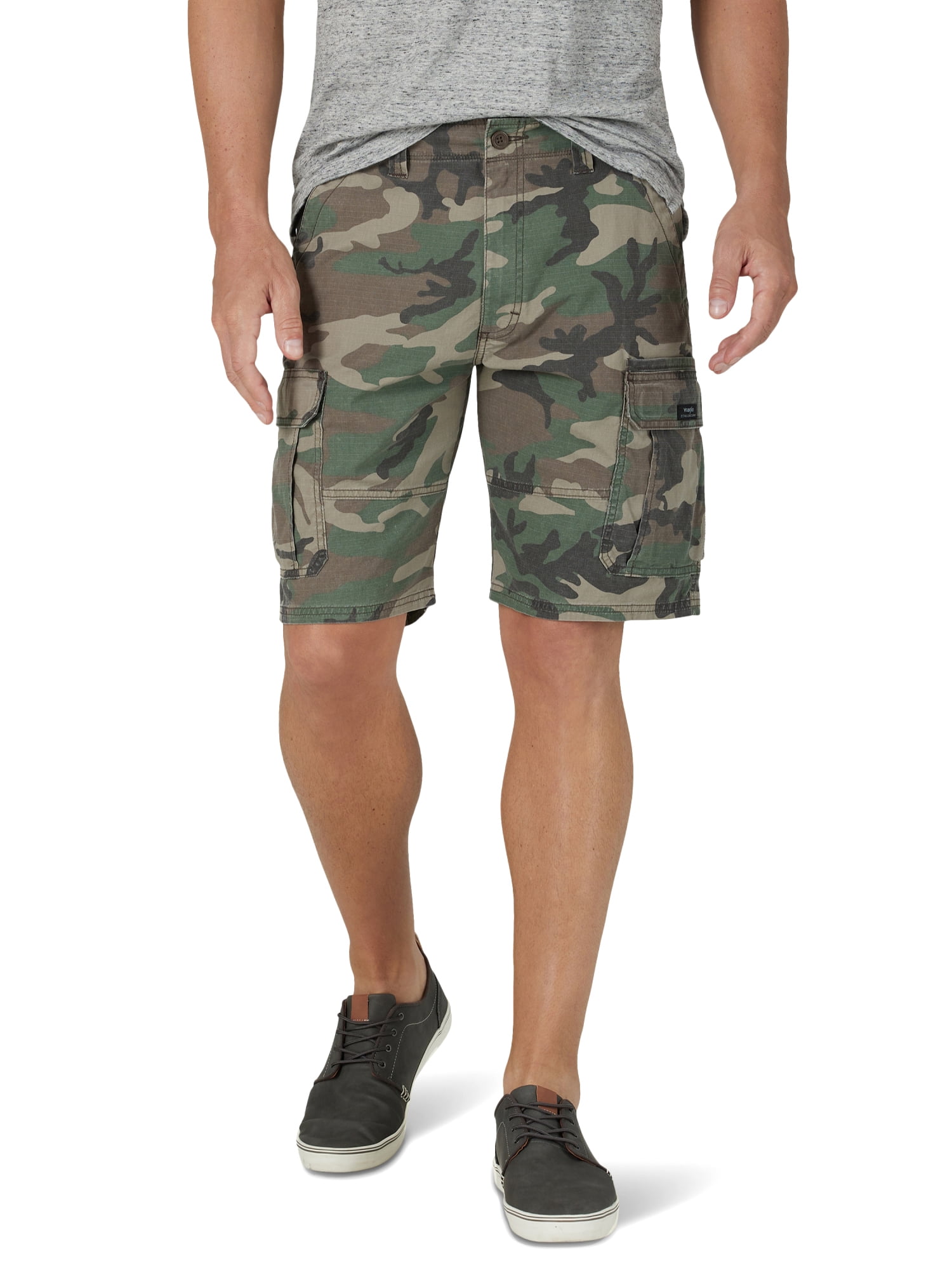 Wrangler Men's and Big Men's Stretch Cargo Shorts - Walmart.com