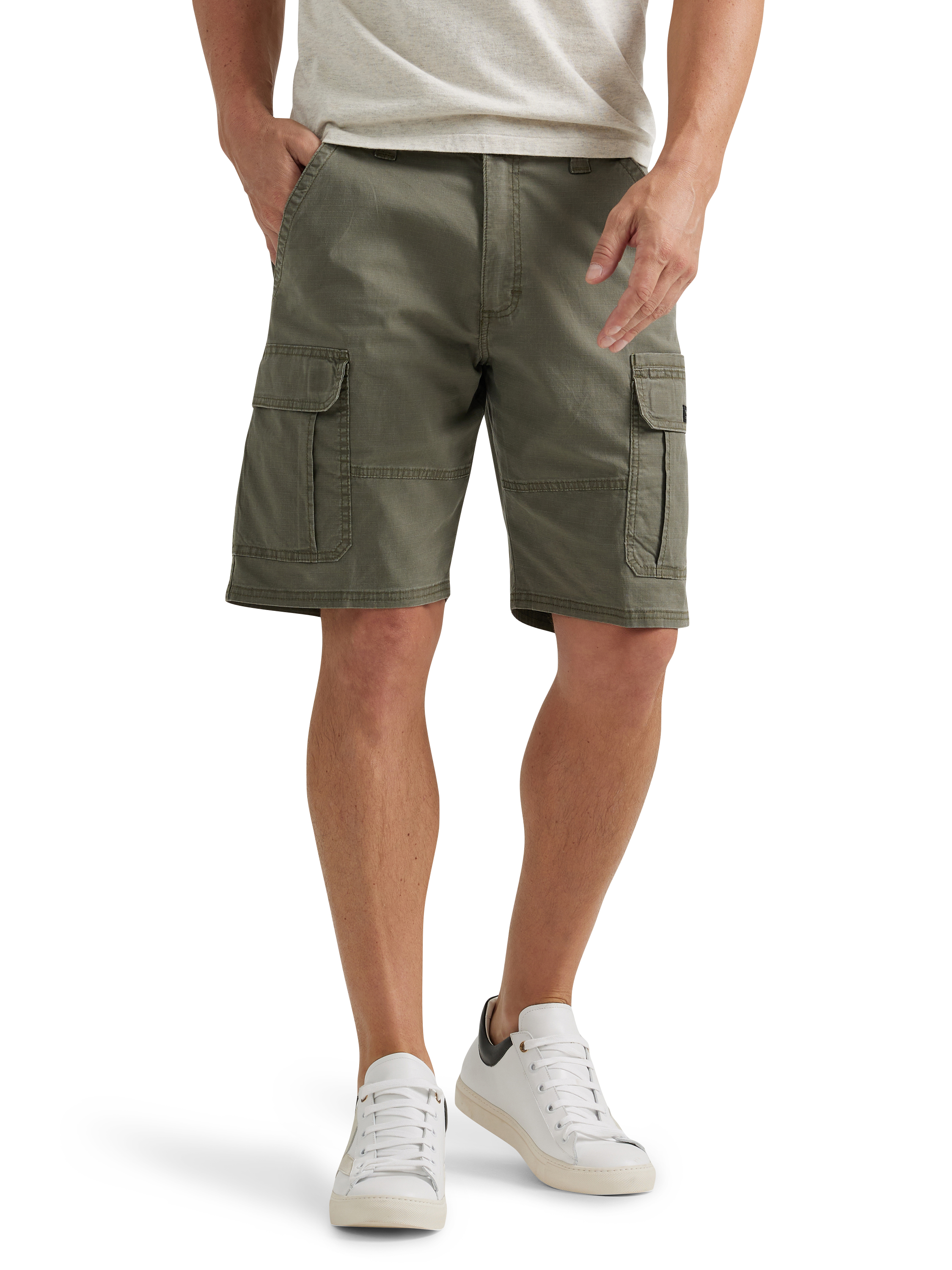 Wrangler Men s and Big Men s Stretch Cargo Shorts Walmart