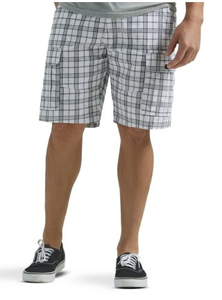 Big And Tall White Cargo Shorts