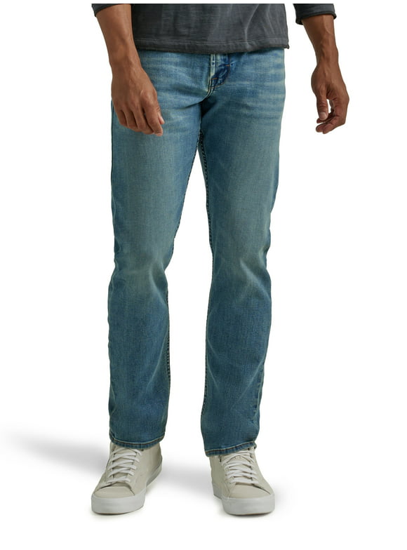 Wrangler® Men’s and Big Men’s Unlimited Comfort Taper Fit Jean with Comfort Flex Waistband Sizes 32-46