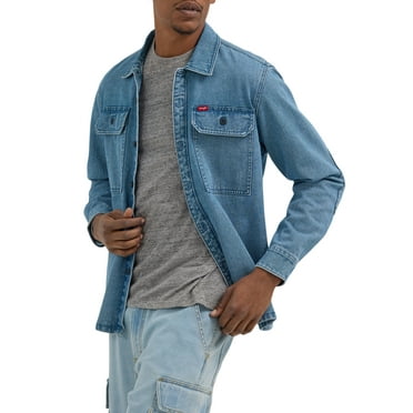 Wrangler® Men's and Big Men's Utility Overshirt, S-3XL